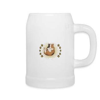 Mein Sternzeichen Meerschweinchen - Bierkrug - Weiß - Rechts