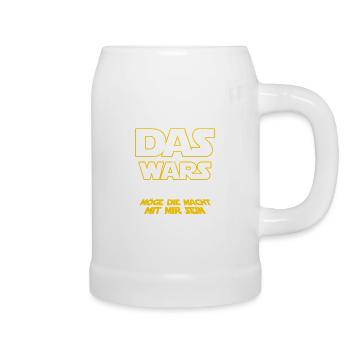 Das Wars Master 2021 Abschluss Masterabschluss Uni - Bierkrug - Weiß - Rechts