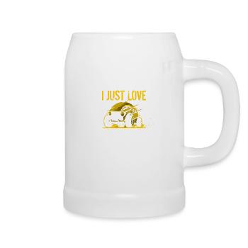 Terrain buggy 4x4 buggy driving - Beer Mug - white - Right