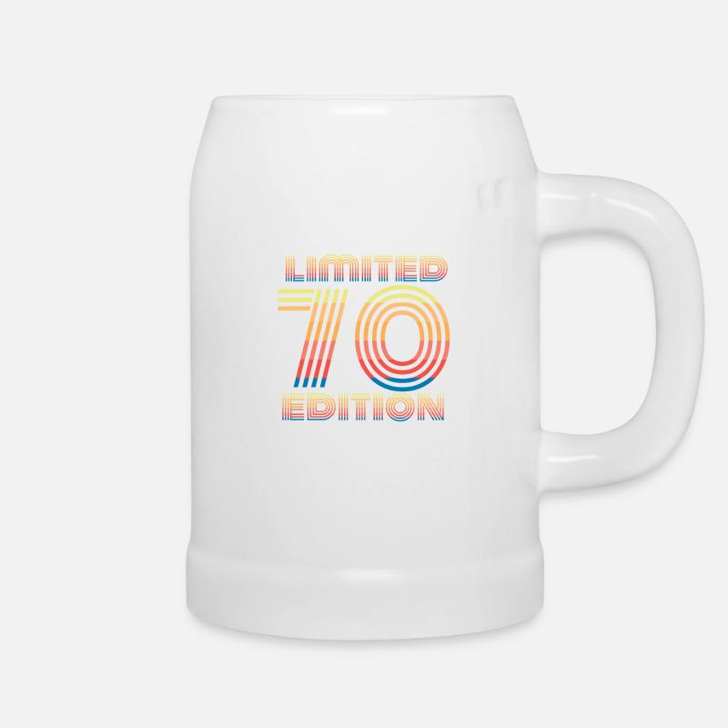 70th birthday 1950 - Beer Mug - white