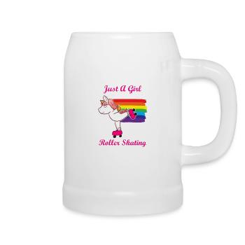 Roller skating - Beer Mug - white - Right