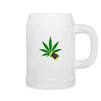 Kiffen Kiffer Gift Kiffer Accessories Kiffenset - Beer Mug - white - Right