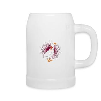 Entenmama Enten Mama Ententeich Laufente Mutter En - Bierkrug - Weiß - Rechts