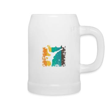 B-Boy Breakdance Children Breakdance - Beer Mug - white - Right