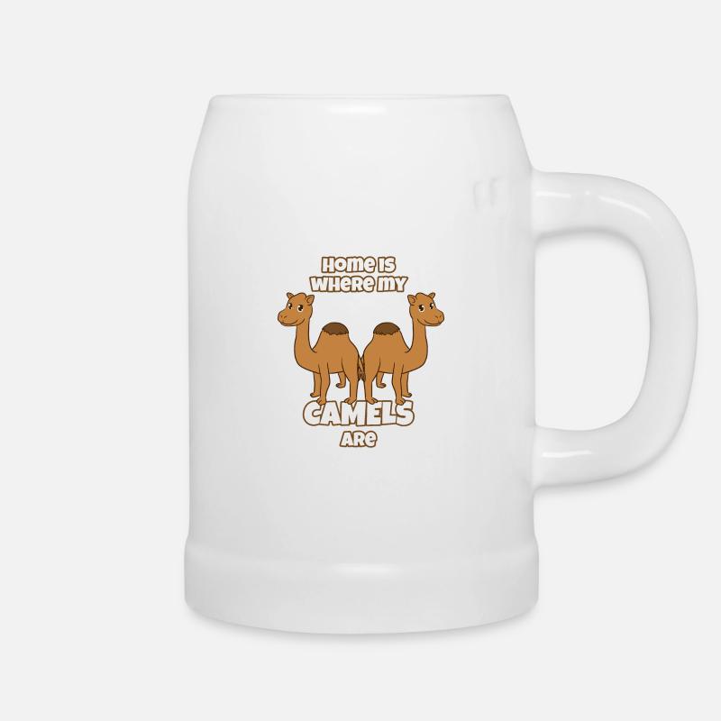 Camels - Bierkrug - Weiß