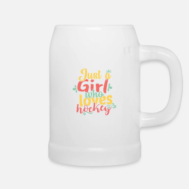 Hockey - Bierkrug - Weiß
