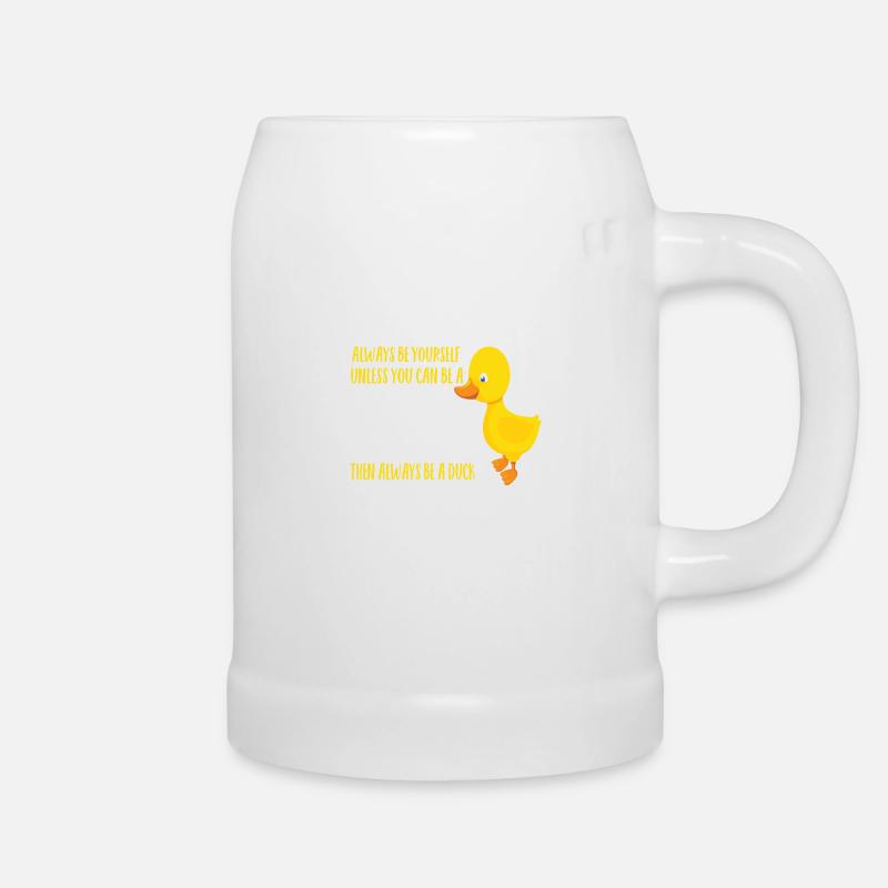 duck - Beer Mug - white