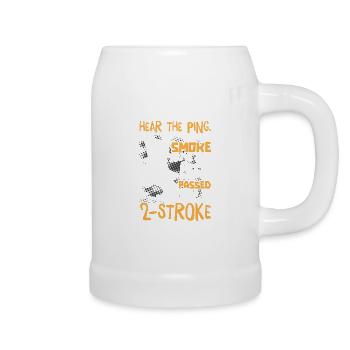 Motocross Motocross Women Motocross - Beer Mug - white - Right