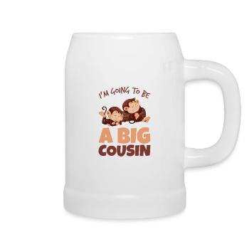 Cousin - Bierkrug - Weiß - Rechts