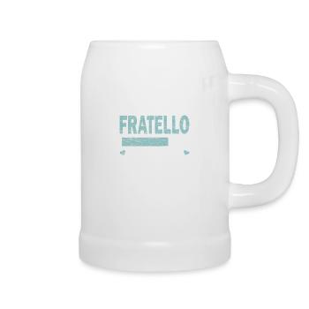 Presto Fratello - Chope en céramique - blanc - Droite