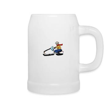 Snowmobile - Beer Mug - white - Right
