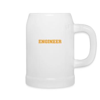 Engineer Gift -Trust Me Im An Engineer - Beer Mug - white - Right