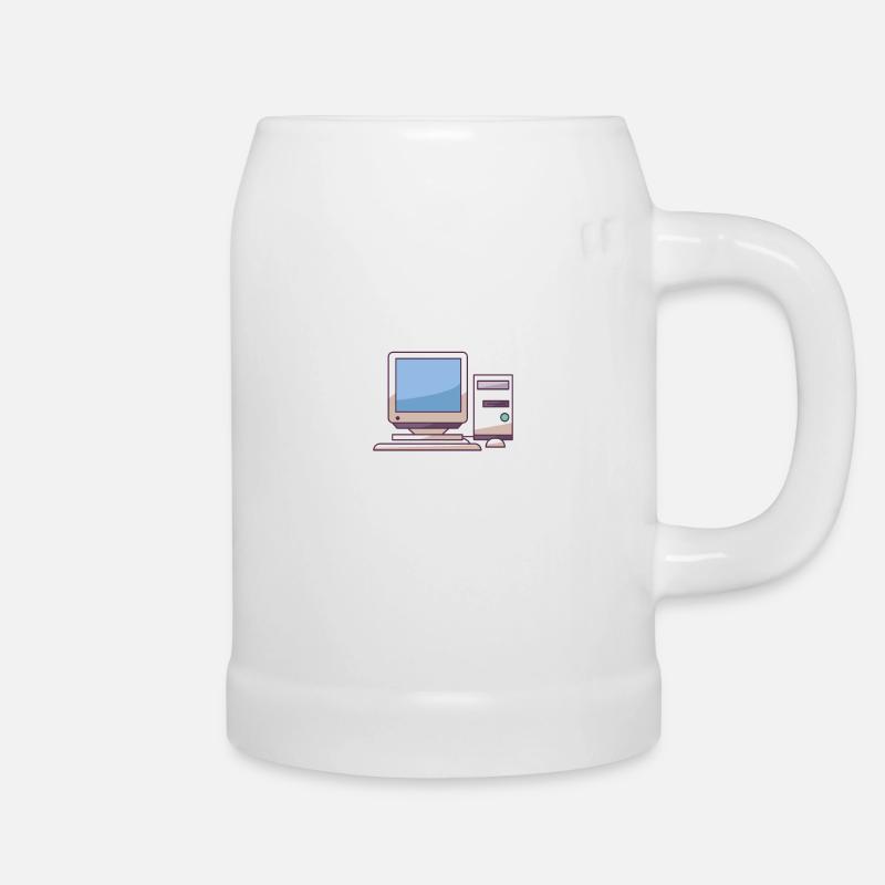 I Are Programmer Programming - Bierkrug - Weiß
