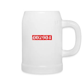 Inmate Prison Jail Funny Prisoner Costume - Beer Mug - white - Right