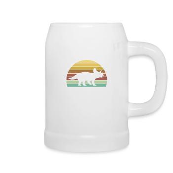 Triceratops - Beer Mug - white - Right