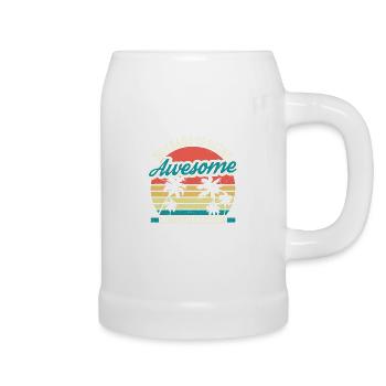 50th birthday 50th birthday man 50th birthday - Beer Mug - white - Right