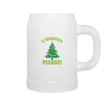 Denglisch Weihnachten Englisch Lehrer - Bierkrug - Weiß - Rechts