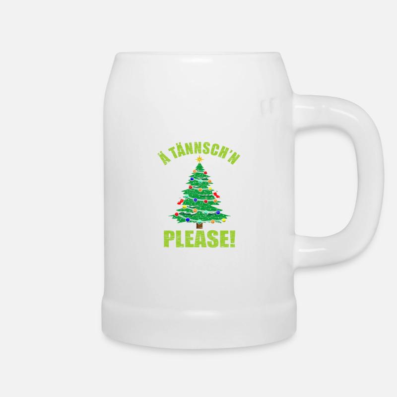 Denglisch Weihnachten Englisch Lehrer - Bierkrug - Weiß