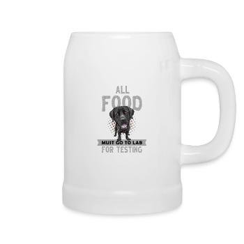 Labrador, Labrador Dog, Dog Owner, - Beer Mug - white - Right