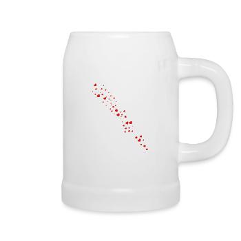 Heart - Beer Mug - white - Right