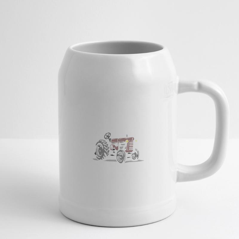 tractor pulling, tractor pulling tractor, pulling, Beer Mug