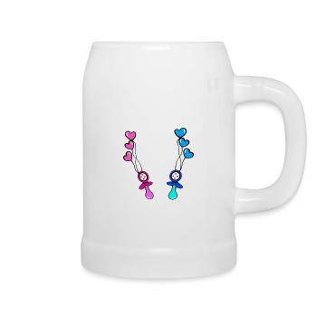 Girl or Boy - Beer Mug - white - Right