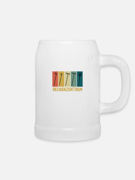 Rechenzentrum lustiger Informatiker Gärtner - Bierkrug - Weiß