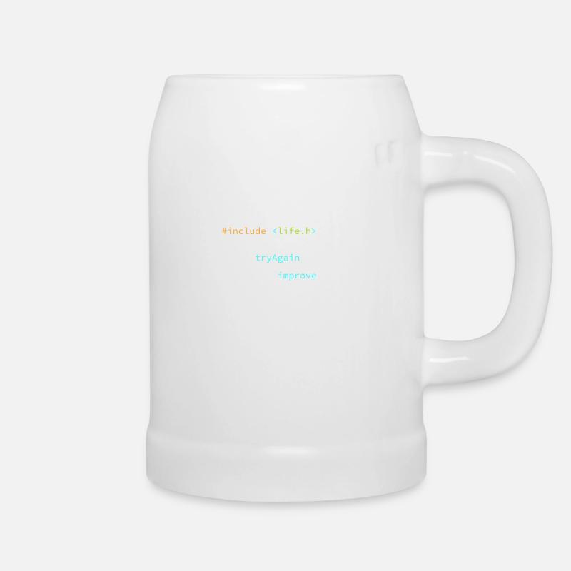 Entwickler Programmierer Erfolgs Code Coder - Bierkrug - Weiß
