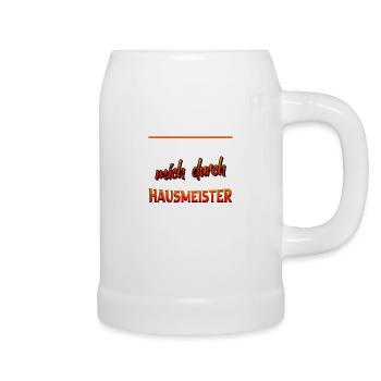 Hausmeister Spruch lasst mich durch Hausmeister - Bierkrug - Weiß - Rechts