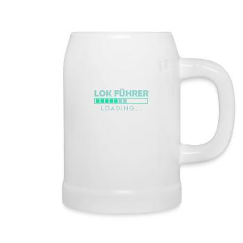 Lok Führer Lokführer Geschenk werdender Zug Führer - Bierkrug - Weiß - Rechts