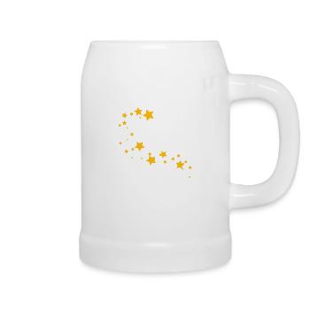 shooting star - Beer Mug - white - Right