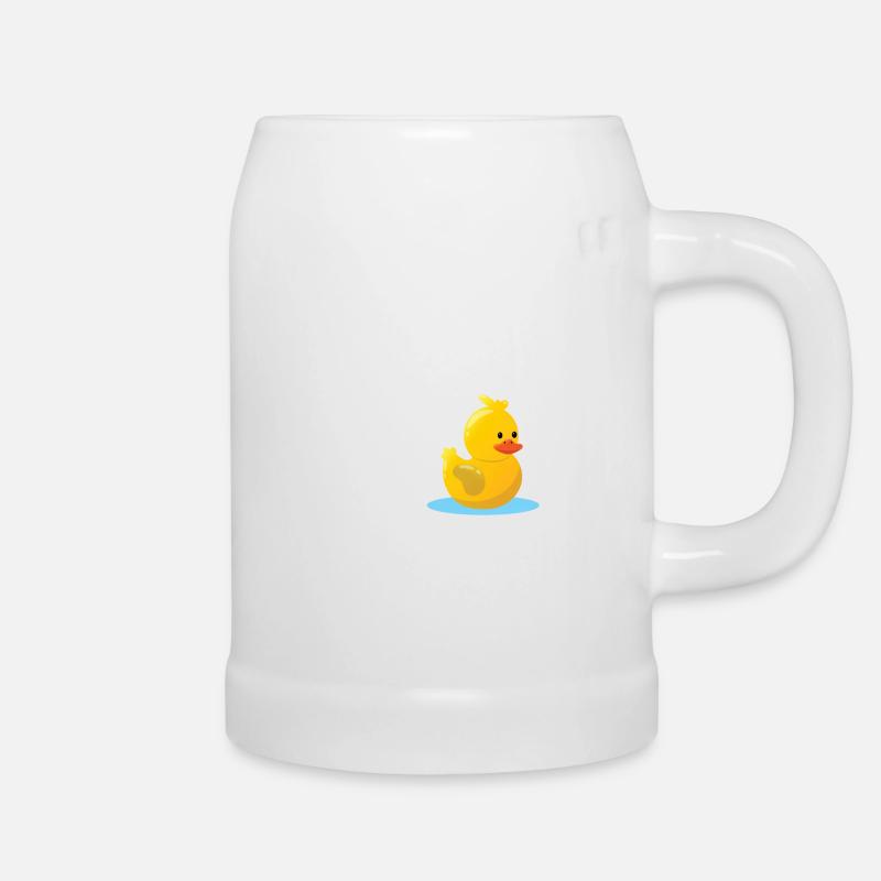 Endlich Rentnerin - Endlich Rente Ente - Bierkrug - Weiß