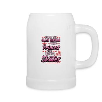 Hockey princesse sort fille sport cadeau - Chope en céramique - blanc - Droite