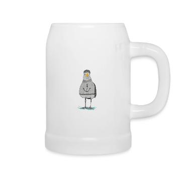 MOIN - MÖVE - Bierkrug - Weiß - Rechts