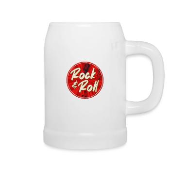 Rock and Roll Rockmusik Heavy Metal Gitarre - Chope en céramique - blanc - Droite