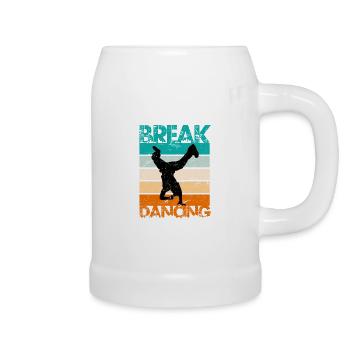 Hip Hop Urban Dance Breakdancer Street Art Dancing - Chope en céramique - blanc - Droite