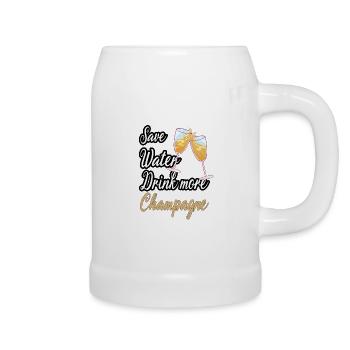Save Water Drink - Beer Mug - white - Right