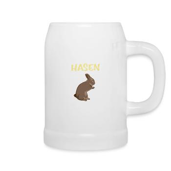 Anatomy of a rabbit rabbit rodent - Beer Mug - white - Right