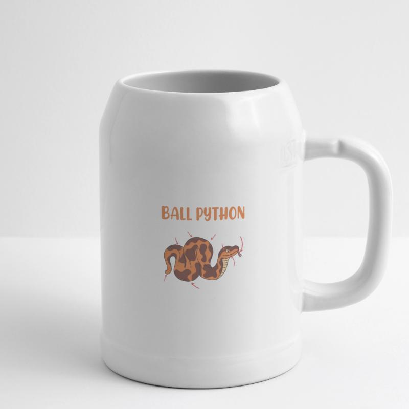 Snake Anotomy of a King Python Ball Python Beer Mug