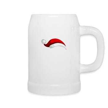 Bonnet de Noël Nicolas - Chope en céramique - blanc - Droite