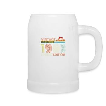October 1983 Vintage Gift - Beer Mug - white - Right