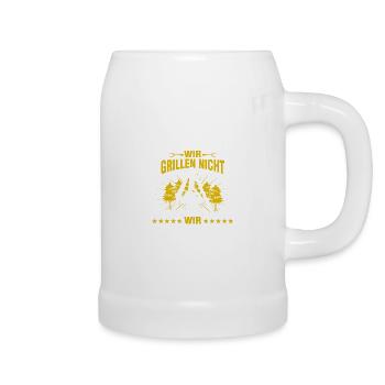 Saarländer Schwenken Saarland Schwenkgrill - Bierkrug - Weiß - Rechts