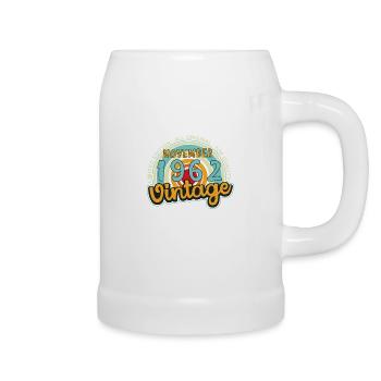 Millésime 1962 Limited en novembre - Chope en céramique - blanc - Droite
