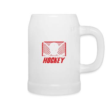 Hockey Eishockey Eishockeyspieler Hockeyspieler - Bierkrug - Weiß - Rechts