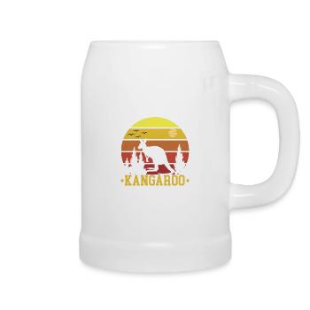 Kangaroo Kangaroos Kangaroo Baby Kangaroo Sayings - Beer Mug - white - Right