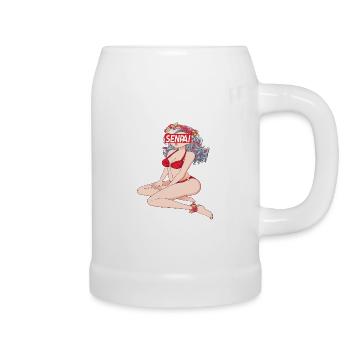 Anime Anime Merch Anime Anime Outfit Anime Characters - Beer Mug - white - Right