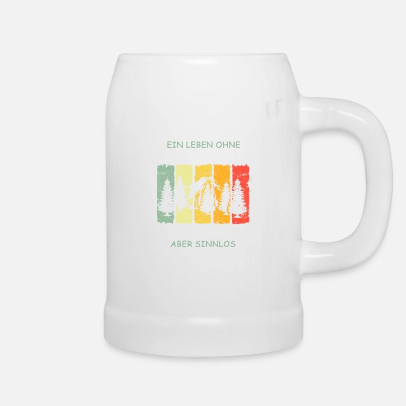 Odenwald Sprüche Odenwälder - Bierkrug - Weiß