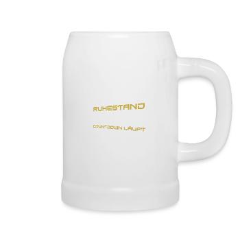 Ruhestand 2022 Eine Echte Legende - Bierkrug - Weiß - Rechts