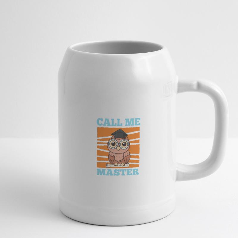 Master Abschluss Master Eule Master 2022 Bierkrug