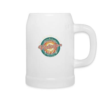 Born January 1984 Original Retro - Beer Mug - white - Right